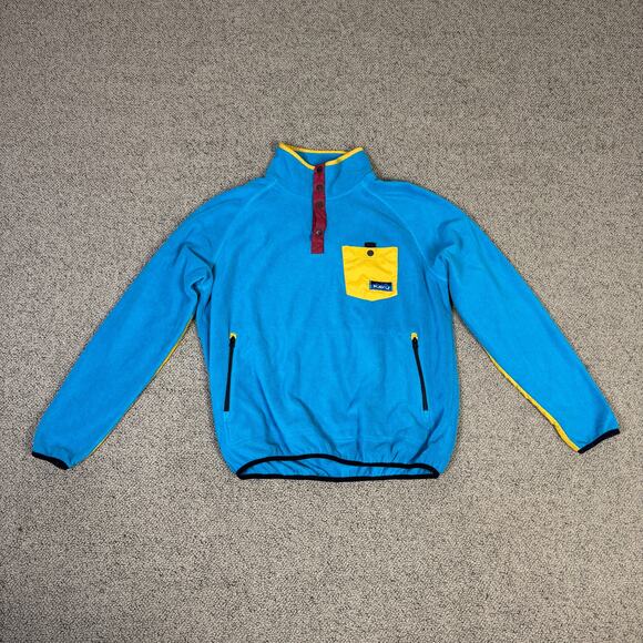 Kavu Teannaway Fleece Pullover Sweater Jacket US Men's L - Picture 2 of 7